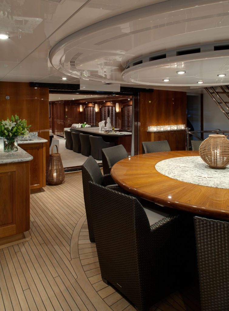 Remember When Motor Yacht Aft Deck