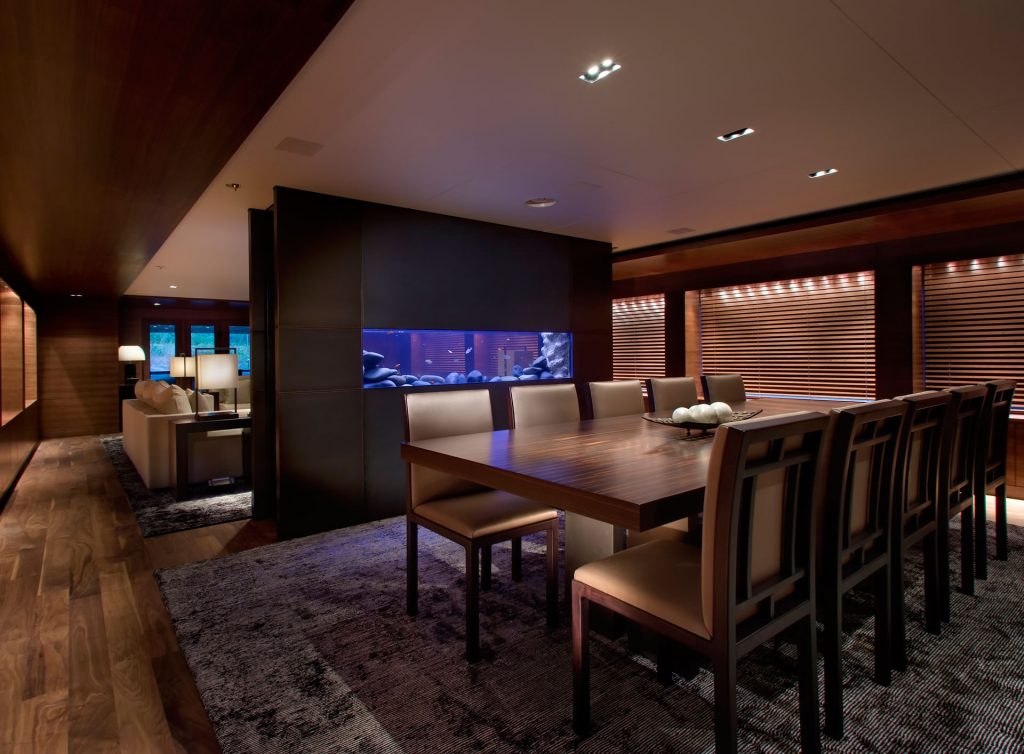 Odessa Motor Yacht Dining