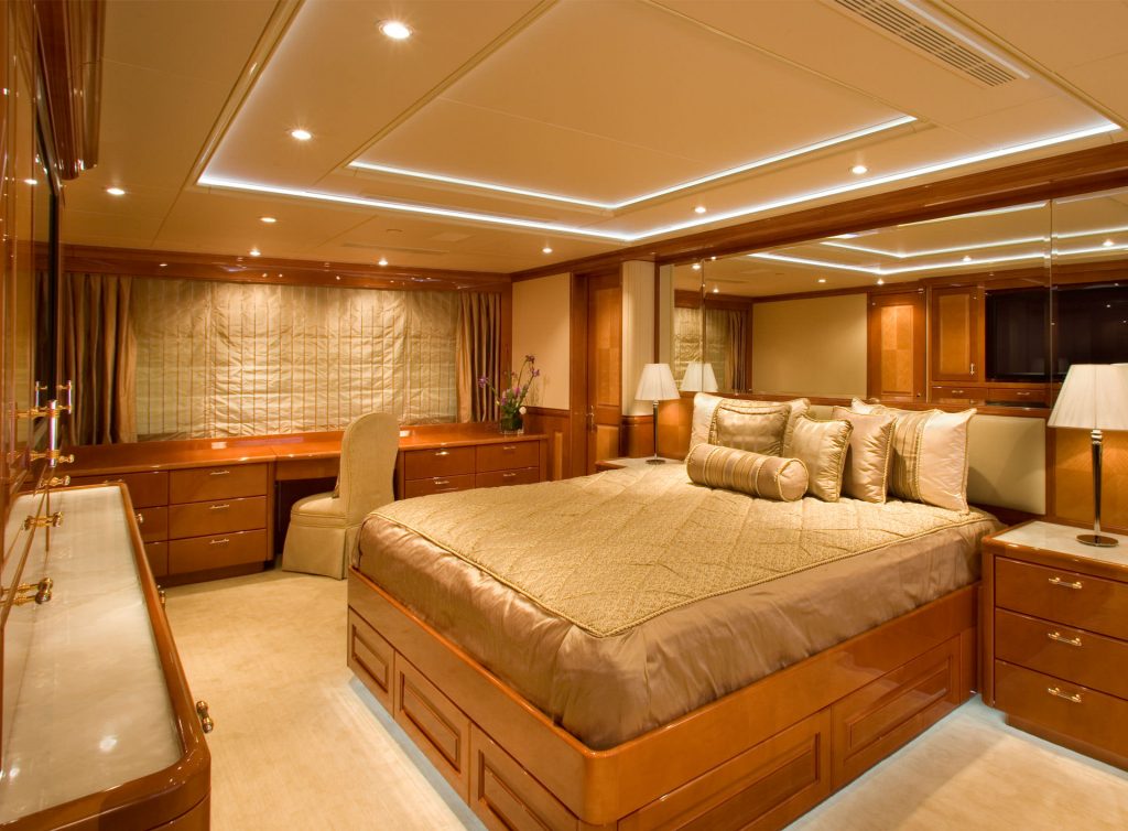 Party Girl Motor Yacht Bedroom1