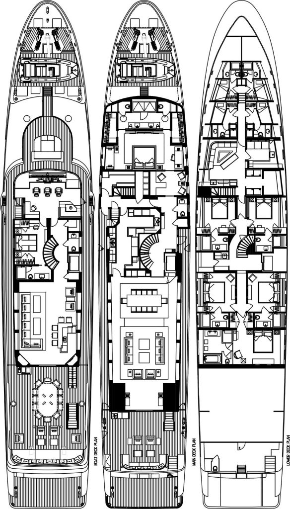Chasseur Motor Yacht Plan