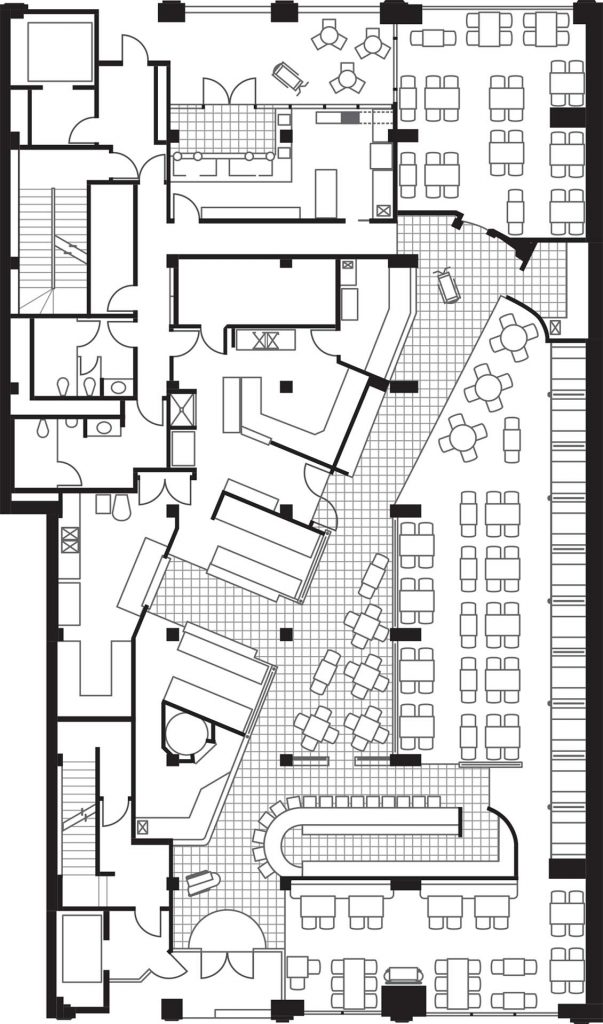 Palio D'Asti Restaurant Plan